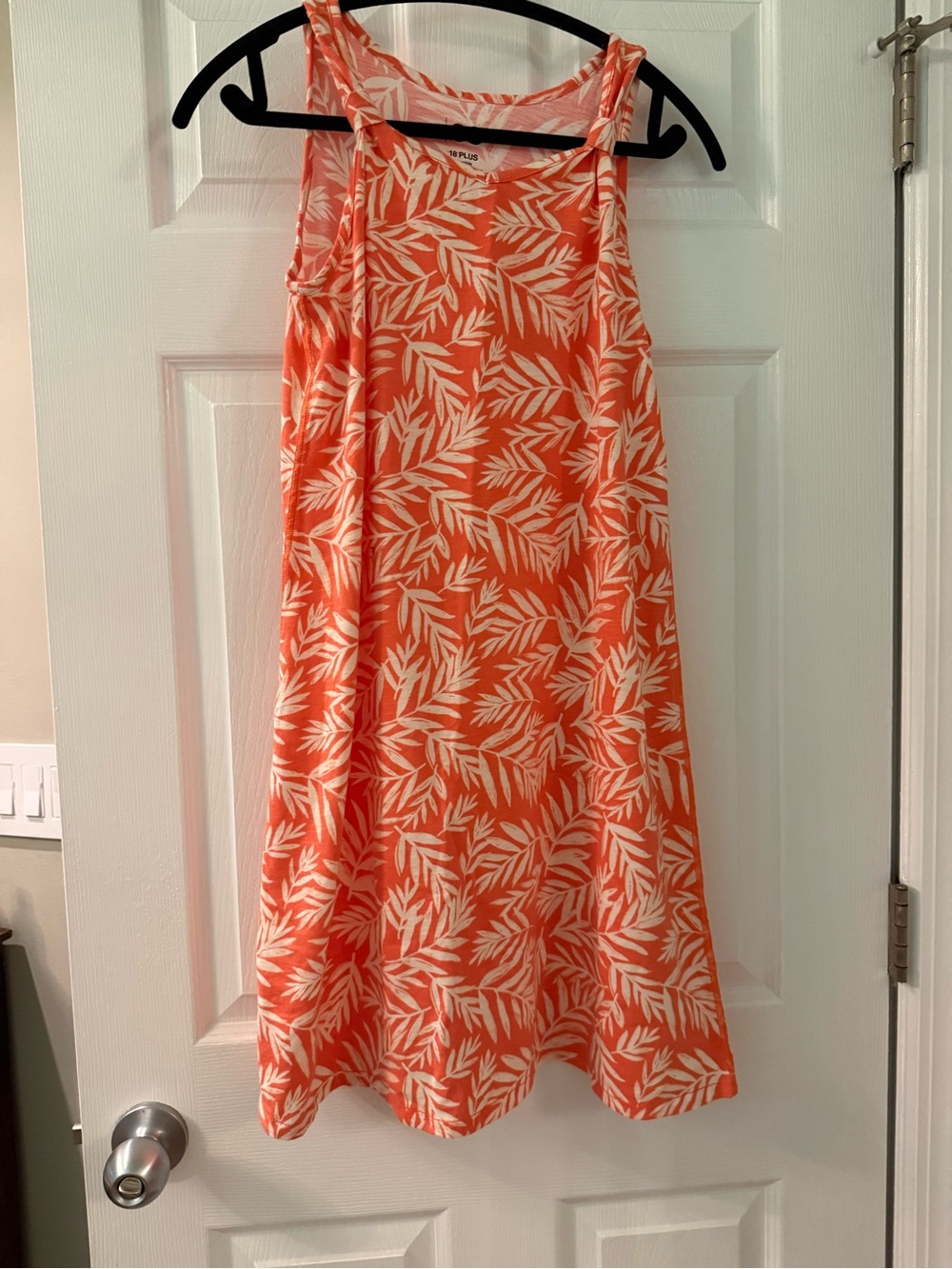 4 for $20: SO Brand Girls Coral Leaf-Print A-Line Dress - 18 plus - NWOT